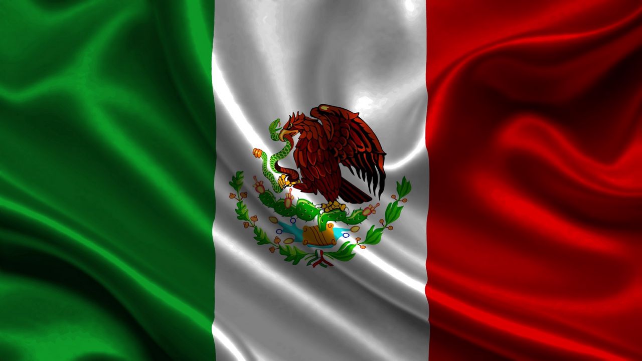 Wallpaper mexico, atlas, flag, symbol, emblem