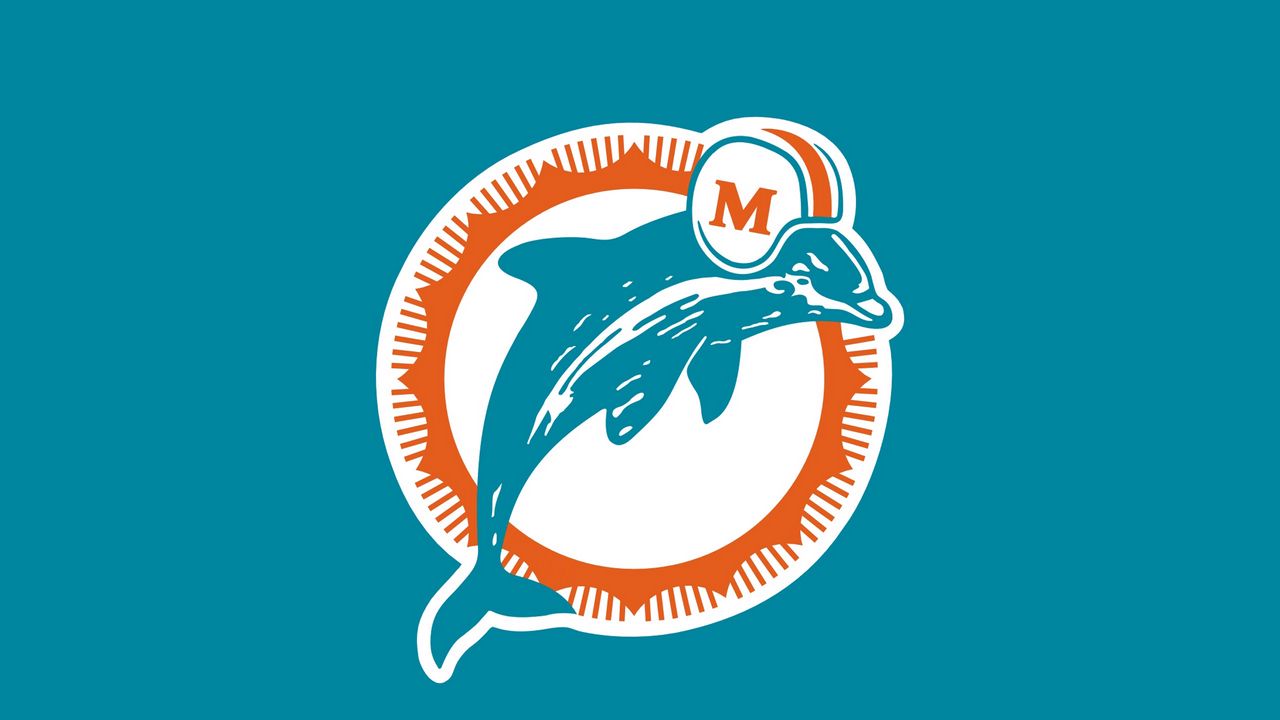 Wallpaper miami dolphins, logo, football club, miami