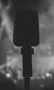 Preview wallpaper microphone, audio, bw