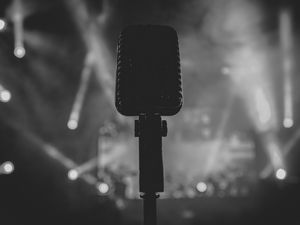 Preview wallpaper microphone, audio, bw