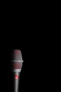 Preview wallpaper microphone, audio, minimalism, dark