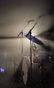 Preview wallpaper microphone, drums, music, concert