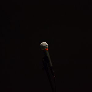 Preview wallpaper microphone, equipment, device, dark background