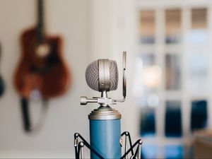 Preview wallpaper microphone, instrument, pop filter