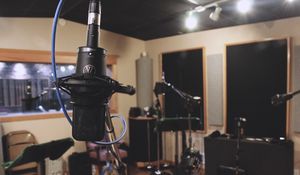Preview wallpaper microphone, studio, equipment
