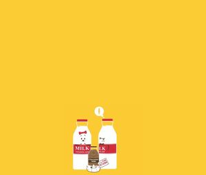 Preview wallpaper milk, chocolate, jealousy, change