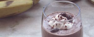 Preview wallpaper milkshake, glass, dessert