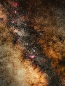 Preview wallpaper milky way, nebula, starry sky, space