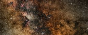 Preview wallpaper milky way, nebula, starry sky, space