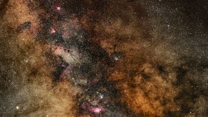 Preview wallpaper milky way, nebula, starry sky, space