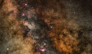 Preview wallpaper milky way, nebula, starry sky, space