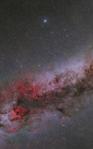 Preview wallpaper milky way, nebula, stars, space, dark