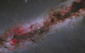 Preview wallpaper milky way, nebula, stars, space, dark