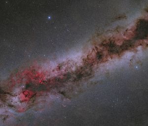 Preview wallpaper milky way, nebula, stars, space, dark