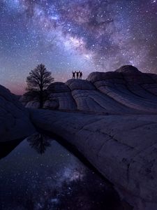 Preview wallpaper milky way, sky, astrophotography