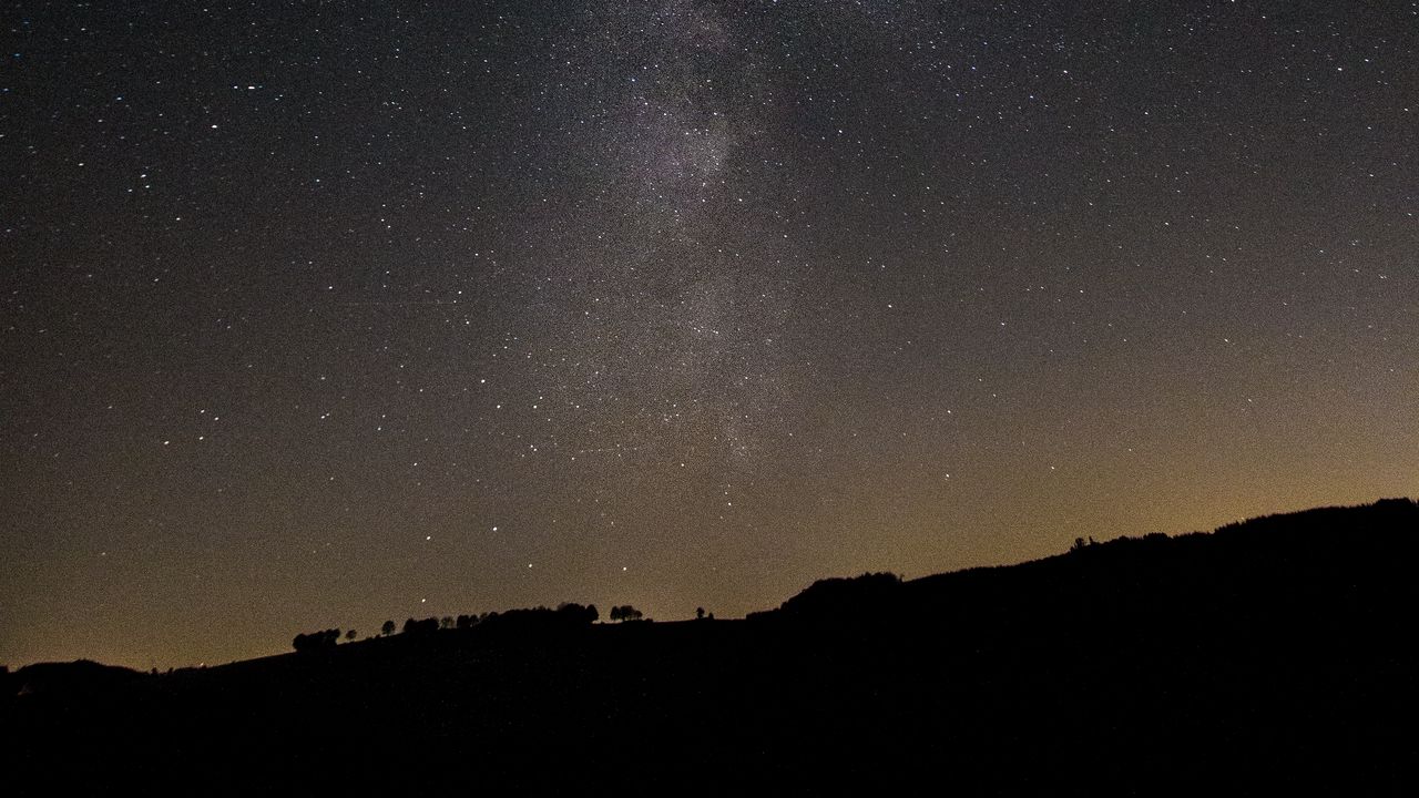 Wallpaper milky way, sky, night, dark