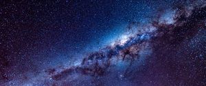 Preview wallpaper milky way, starry sky, stars, space, lights, shine