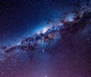 Preview wallpaper milky way, starry sky, stars, space, lights, shine