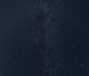 Preview wallpaper milky way, starry sky, stars, space, blue