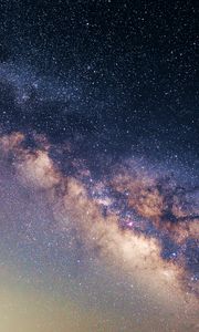 Preview wallpaper milky way, starry sky, stars, space