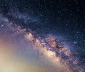Preview wallpaper milky way, starry sky, stars, space