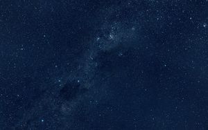 Preview wallpaper milky way, stars, space, blue