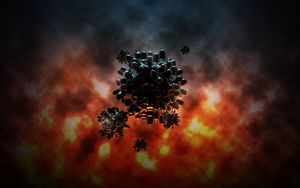 Preview wallpaper mines, explosion, creative, graphic