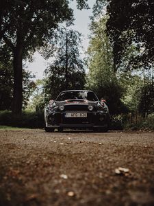 Preview wallpaper mini cooper gp2, mini cooper, car, front view, black