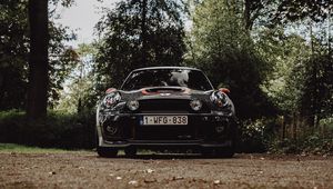 Preview wallpaper mini cooper gp2, mini cooper, car, front view, black