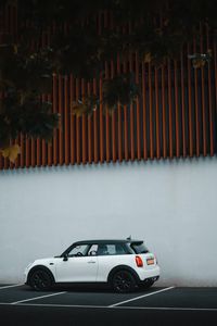 Preview wallpaper mini cooper, mini, car, white, side view
