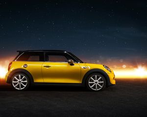 Preview wallpaper mini cooper s, mini cooper, side view, car