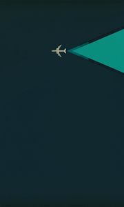 Preview wallpaper minimalism, aircraft, flight