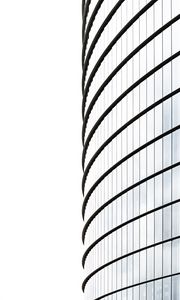 Preview wallpaper minimalism, building, white, architecture, facade