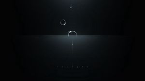 Preview wallpaper minimalism, circles, reflections, light, dark, intuition