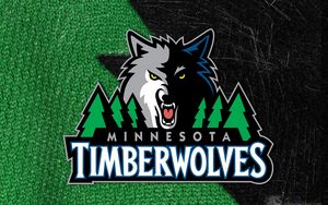 Preview wallpaper minnesota timberwolves, symbol, command, wolf, mouth