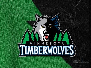 Preview wallpaper minnesota timberwolves, symbol, command, wolf, mouth