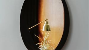 Preview wallpaper mirror, lamp, reflection, interior, minimalism
