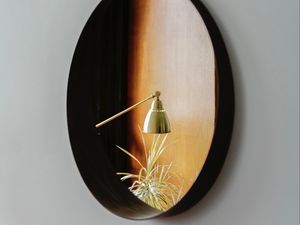 Preview wallpaper mirror, lamp, reflection, interior, minimalism