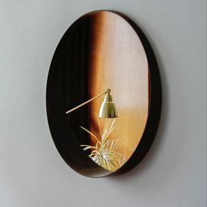 Preview wallpaper mirror, lamp, reflection, interior, minimalism