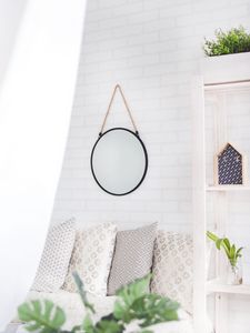 Preview wallpaper mirror, pillows, interior, light, design, comfort