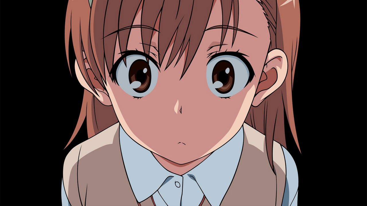 Wallpaper misak mikoto, girl, surprise, sweet, form of