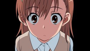 Preview wallpaper misak mikoto, girl, surprise, sweet, form of