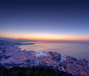 Preview wallpaper monaco, dawn, dusk