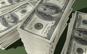 Preview wallpaper money, pack, stack, dollars