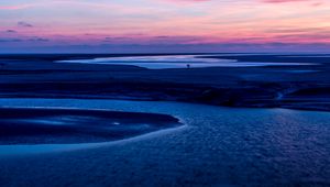 Preview wallpaper mont saint-michel, france, island, bay