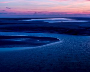 Preview wallpaper mont saint-michel, france, island, bay