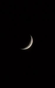 Preview wallpaper month, night, black