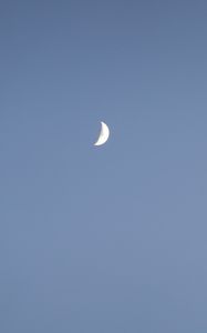 Preview wallpaper month, sky, evening, minimalism