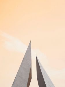 Preview wallpaper monument, top, sharp, stone, minimalism