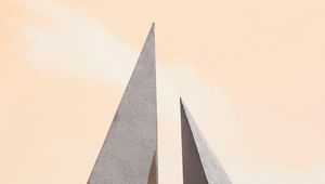 Preview wallpaper monument, top, sharp, stone, minimalism